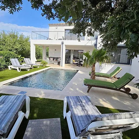Villa Moderne Avec Piscine Privee, Climatisation Et Parking, 4 Chambres, 8 Pers. - Fr-1-768-103 Saint-Peïre-sur-Mer